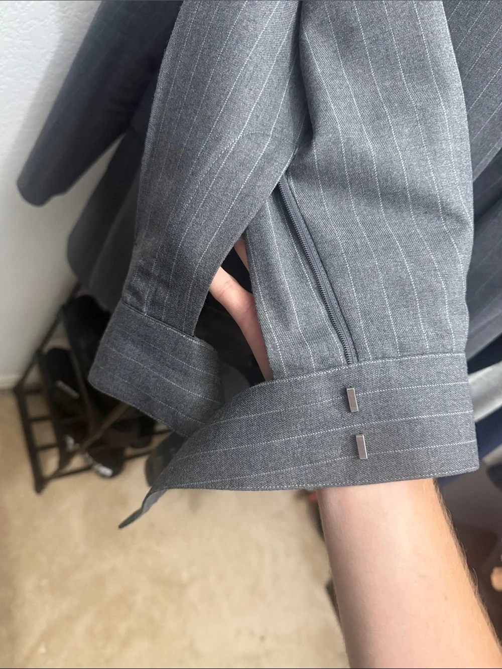 Bespoke custom Pinstripe Double-Breasted Suit